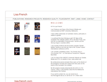 Tablet Screenshot of lisa-french.com